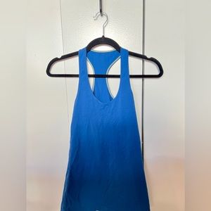 Vibrant blue Lululemon tank top